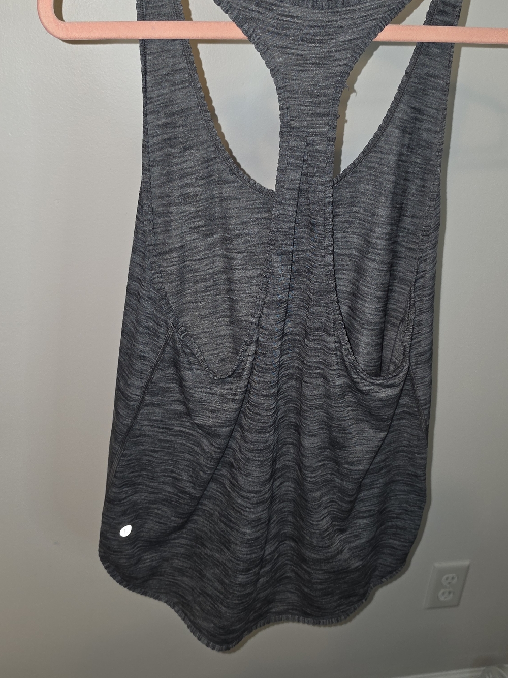 Lululemon gray heathered tank top #activewear #athletic ptp 19"
